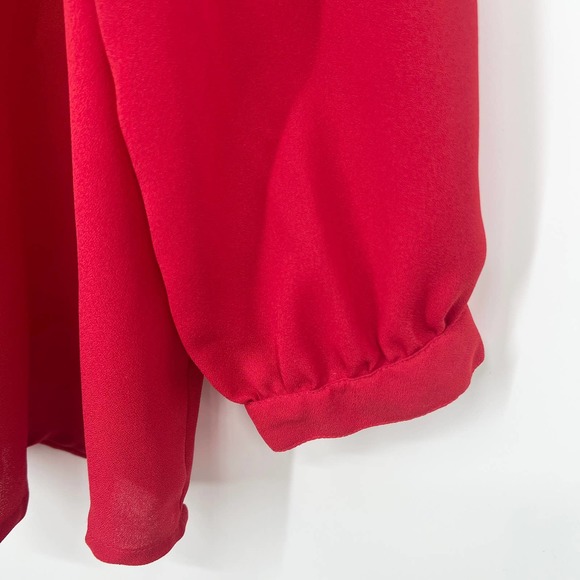 🆕 W/O Tags Woman Within Size 18/20 L Large Plus Size Beaded Blouse Shirt Top - Picture 4 of 8